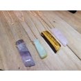 thumbnail image 1 of Natural Handmade Crystal Necklace Golden Amethyst, Amazonite, Tiger Eye , Rose Quartz, 1 of 4
