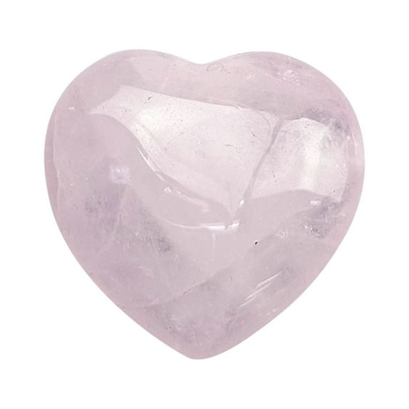 Natural Heart Shaped Crystal Set for Meditation and Home Decor Healing Energy
