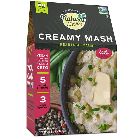 Natural Heaven Creamy Mash Hearts of Palm 12 Ounce