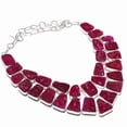thumbnail image 1 of Natural Hememorphite Druzy 925 Sterling Silver Jewelry Necklace 18", 1 of 2
