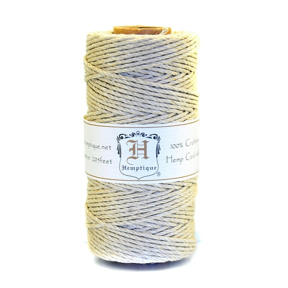 Natural Hemp Spools 48 lb., 62.5 m (pack of 5)