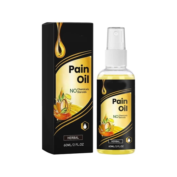 Natural Herbal Massage Oil For Deep Relaxation Soothing Muscles 60Ml