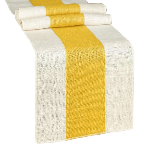 Natural Hessian Burlap Table Runner For Wedding Birthday Decor 30X275Cm