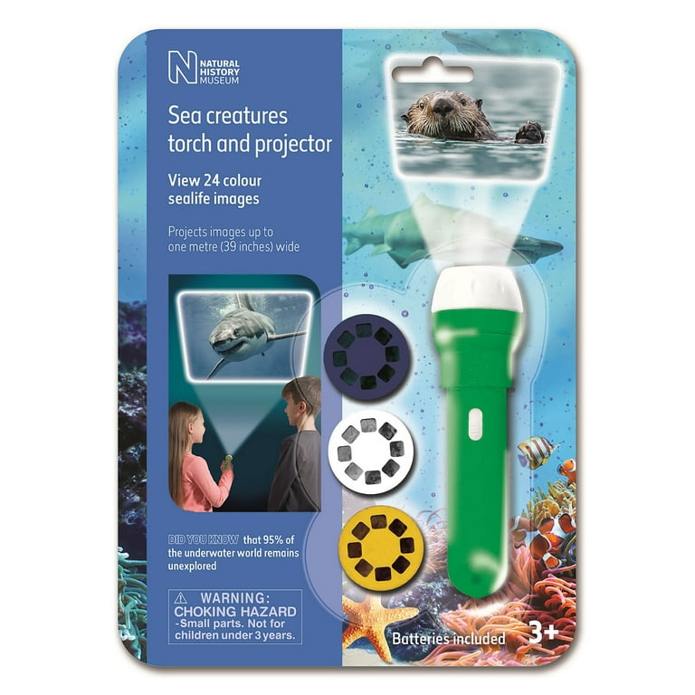 Natural History Museum Sea Creatures Flashlight and Projector 24