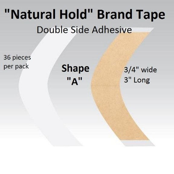 NATURAL HOLD A CONTOUR 36PC BAG by Walker Tape Co.