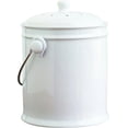 thumbnail image 1 of Natural Home 1 Gal. Ceramic Compost Bin - White, 1 of 3