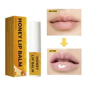 Natural Honey Lip Balm for Dry Lips - Moisturizing & Healing Lip Care with Beeswax, Shea Butter, Vitamin E - Organic & Long-Lasting Hydration - Honey Lip Balm for Men & Women