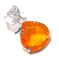 thumbnail image 1 of Natural Honey Topaz Gemstone Handmade 925 Sterling Silver Pendant 1.81", 1 of 2