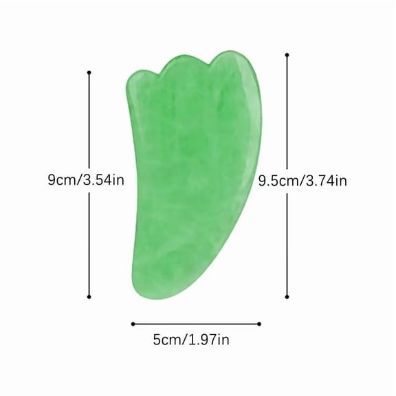 Natural Horn Scraping Board - Facial and Body Massager for Lymphatic Drainage and Collagen Support