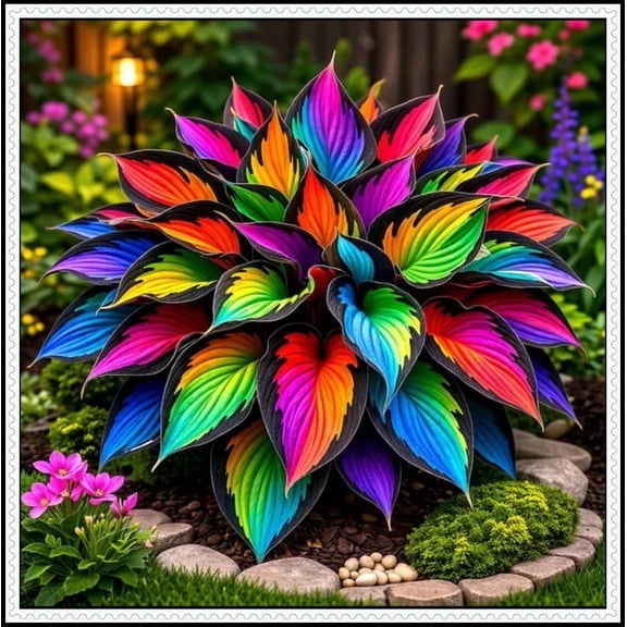 Natural Hostas — Easy to cultivate —-10 color options-- Non-GMO— For Home Landscape Decoration(Non-Artificial)