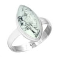 thumbnail image 1 of Natural Howlite Ring 925 Sterling Silver Handmade Jewelry, 1 of 6