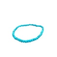 thumbnail image 1 of Natural Howlite Turquoise 4mm Rondelle Shape Smooth Cut Beads Stretchable Bracelet for Men & Women., 1 of 2