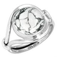 thumbnail image 1 of Natural Howlite Women Jewelry 925 Sterling Silver Ring, 1 of 6