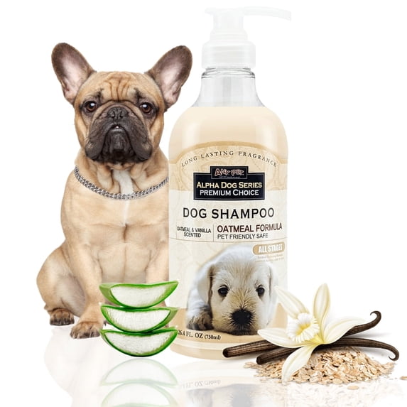 All Natural, Hypoallergenic | Oatmeal Shampoo with Aloe Vera | Anti-Itch | Soothing Relief for Dry, Itchy, Bitten or Allergy Damaged Skin - 26.4 fl. oz.
