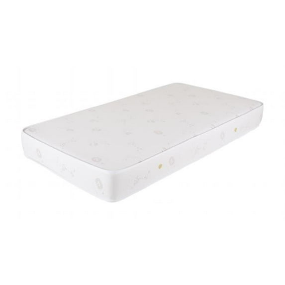 Natural II Soy Foam Crib Mattress with Savannah Print Blended Organic Cotton Cover