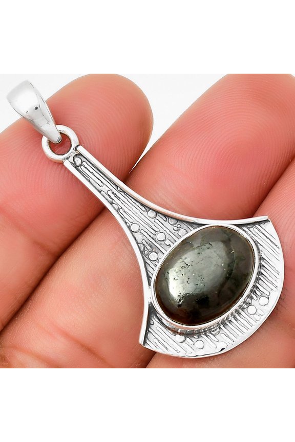 Natural Indigo Gabbro 925 Sterling Silver Pendant Jewelry P-1195 SDP131583