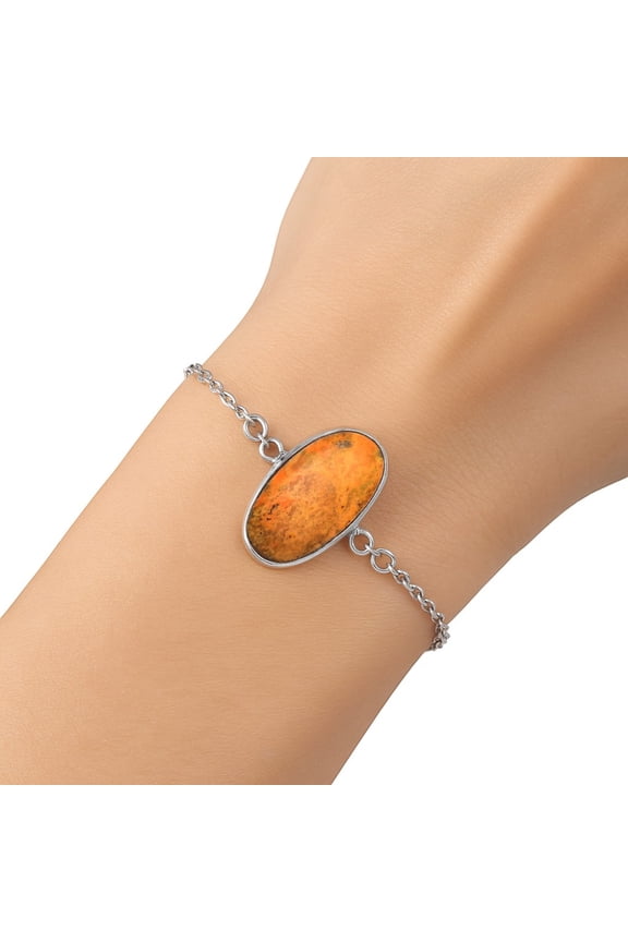 Natural Indonesian Bumble Bee 925 Sterling Silver Bracelet Jewelry SDB2784