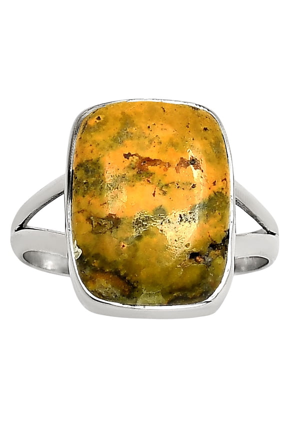 Natural Indonesian Bumble Bee 925 Sterling Silver Ring s.9 Jewelry R-1002 SDR250857