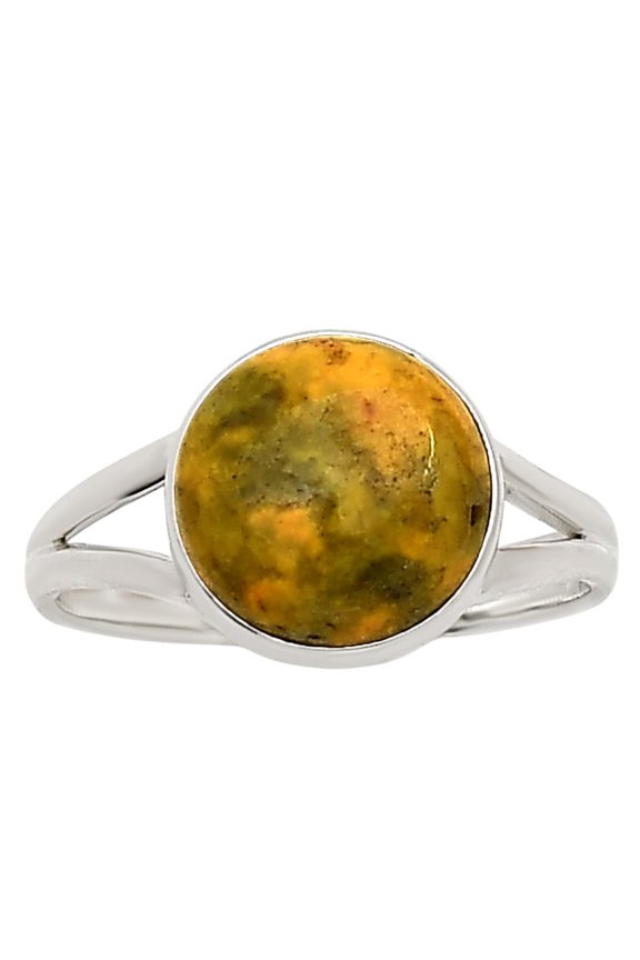 Natural Indonesian Bumble Bee 925 Sterling Silver Ring s.9 Jewelry R-1002 SDR251599