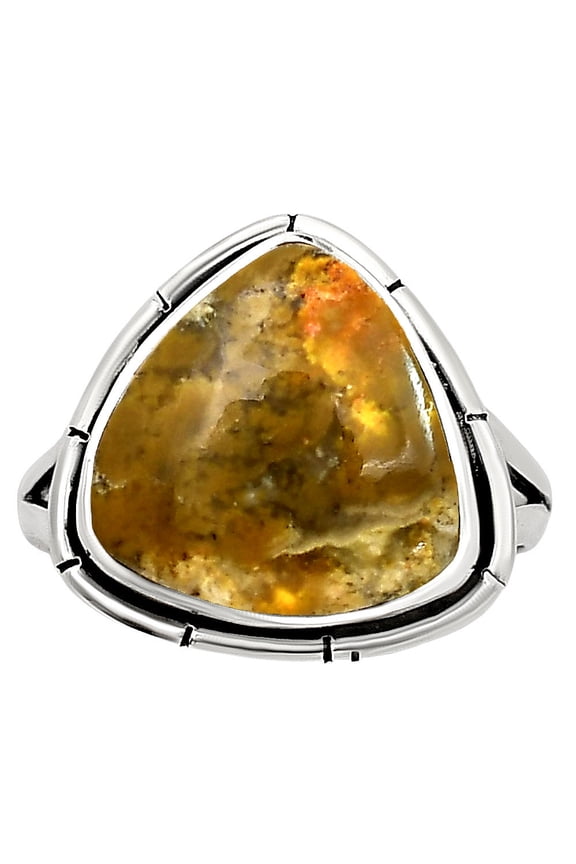 Natural Indonesian Bumble Bee 925 Sterling Silver Ring s.9 Jewelry R-1012 SDR251339