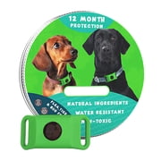 Natural Ingredients Dog Flea and Tick Repellent Pendant Provides Continuous Protection Against Fleas and Ticks in a Simple Wearable Pendant  1 Buckle + 3 Capsules + 1 Ring