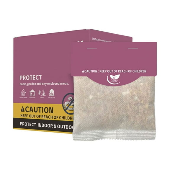 Natural Insect Repellent Sachets for Home and Garden, Long-Lasting Protection, Safe for Indoor & Outdoor Use, Easy to Use Pouches, Non-Toxic Pest Control, Pet and Child Safe, 12 Pack