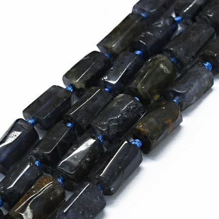 Natural Iolite Beads Strands Cuboid 11~13x6~8x6~8mm Hole: 0.7mm about 28~31pcs/strand 15.94''~16.93''(40.5~43cm) Iolite