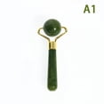 thumbnail image 1 of Natural Jade Ball Face Roller Gua Sha Scraper Massager Facial Eye Beauty Massager Roller Face Lifting Wrinkle Remover Skin Care, 1 of 9