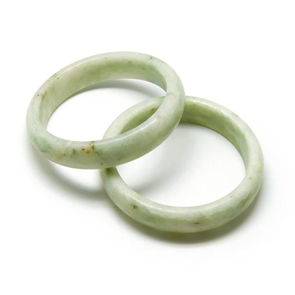 Natural Jade Bangles 2-1/4 inch~2-1/2 inch(58~62mm) DIY