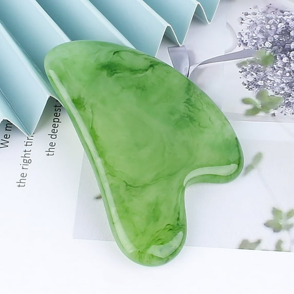 Natural Jade Gua Sha Scraper Board Massage Rose Quartz Jade Guasha Stone For Face Neck Skin Lifting Wrinkle Remover Beauty Care
