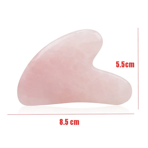 Natural Jade Gua Sha Scraper Board Massage Rose Quartz Jade Guasha Stone For Face Neck Skin Lifting Wrinkle Remover Beauty Care