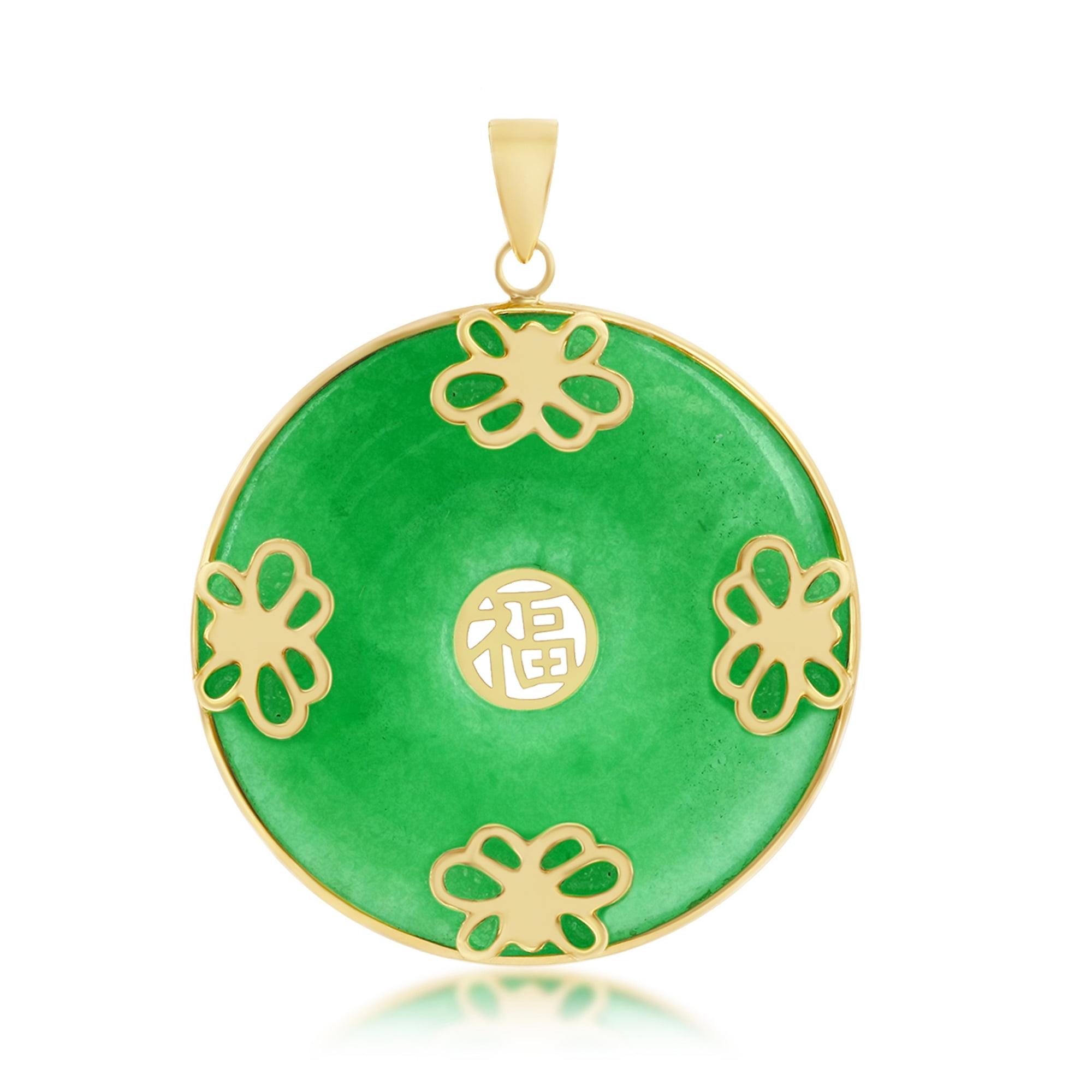 Jade good luck necklace outlet