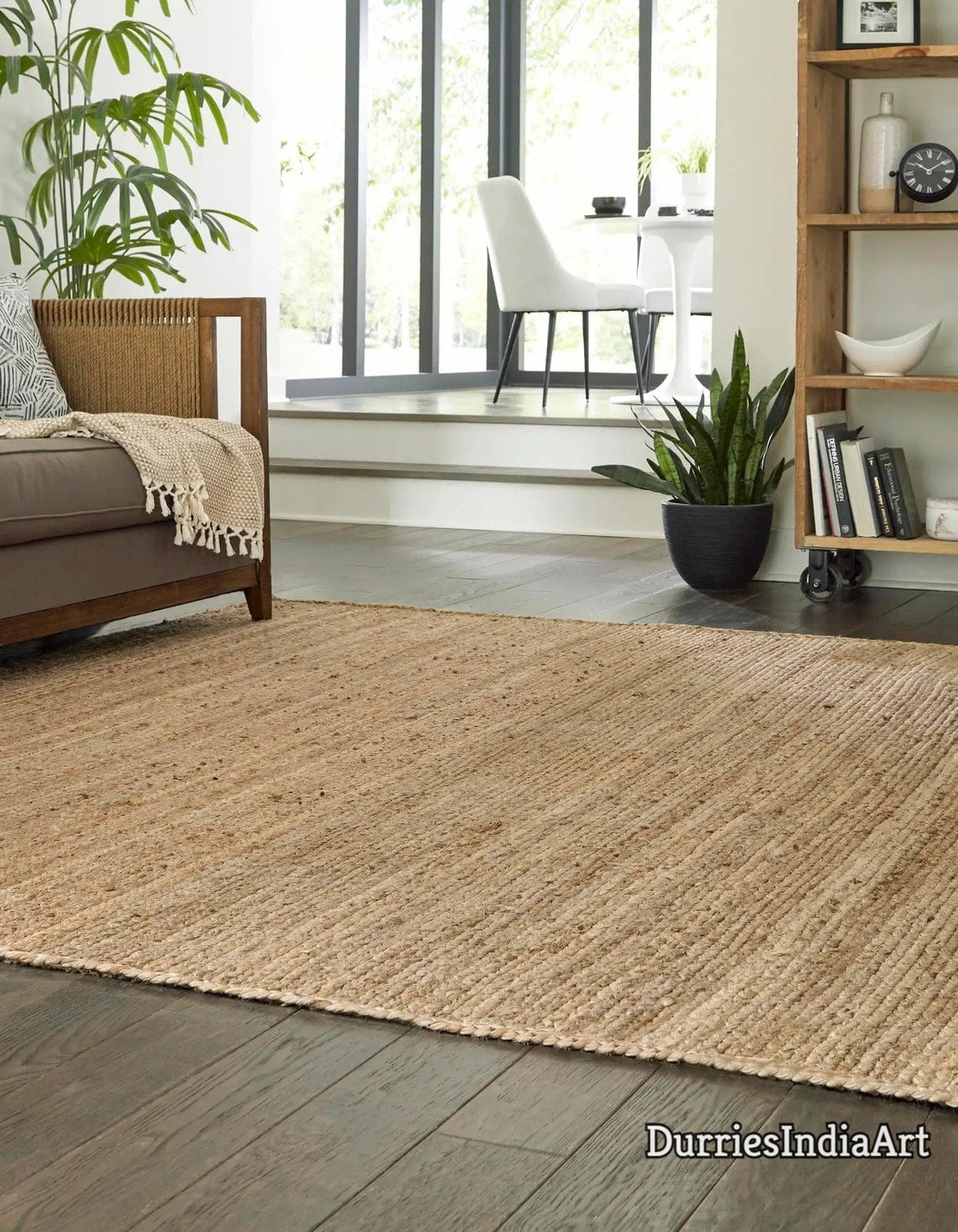 Natural Jute Area Rug, Jute Rug Square, Jute Rug Rectangular, Jute Rug