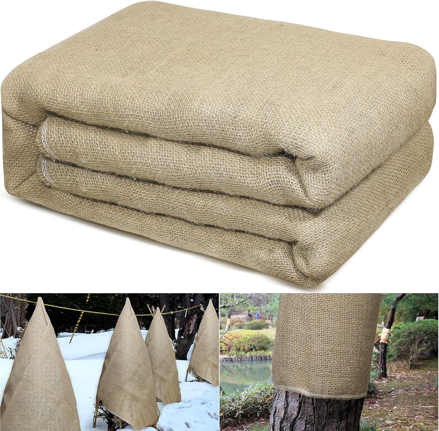 Natural Jute Burlap Fabric Roll 60