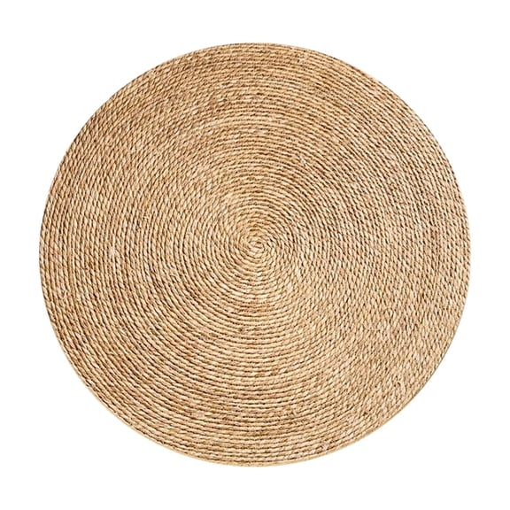 Natural Jute Cat Scratching Mat, Round Wear-Resistant Sisal Cat Scratcher Pad for Floor and Wall, Breathable Summer Pet Sleeping Mat for Claws S