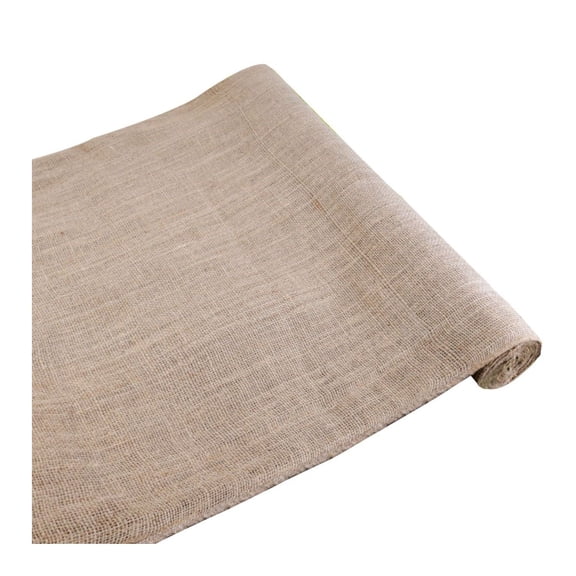 Natural Jute Fabric 63x50ft - Biodegradable Burlap Roll for Gardening, Home Dcor & DIY Crafts - Rustic Packaging, Plant Protection, & Table Runners