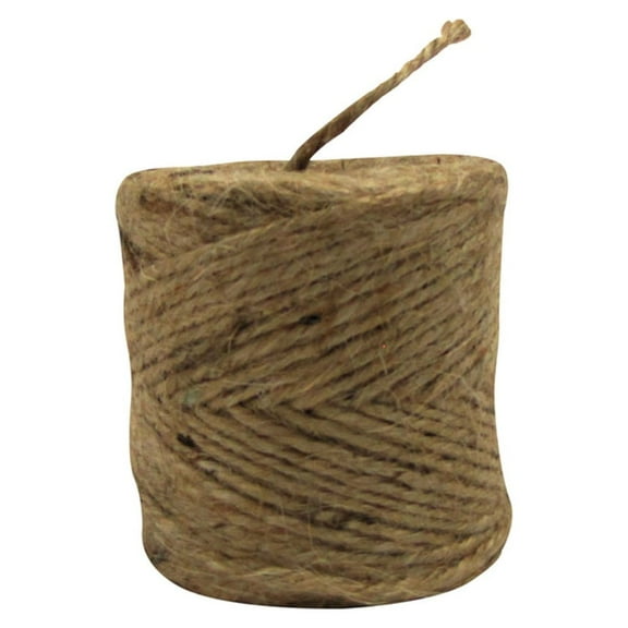 Natural Jute Rope Spool Real Macrame Craft Thread Jewelry String Roll Natural DIY Cord