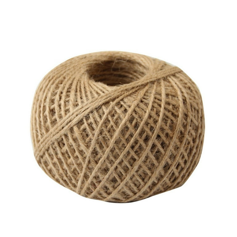 Natural Jute Rope-Strong Natural Garden Rope Coiled Brown Rope, Used For  Handicraft Production, Cooking And Kitchen Preparation 