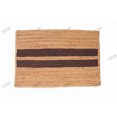 thumbnail image 1 of Natural Jute Rug Hand Braided Rectangle Rug Beige and Brown Color Scalloped Area Rug, 1 of 5