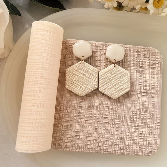 Natural Jute Textured Roller for Jewelry Making - Versatile Hand Tools for Clay Crafts, Random Colors
