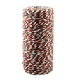 thumbnail image 1 of Natural Jute Twine 100M Long Twine String for Crafts Gift Wrapping Packing Gardening Crochet Knitting Macrame Decor (Green-White-Red 1Pcs )Harlik, 1 of 3