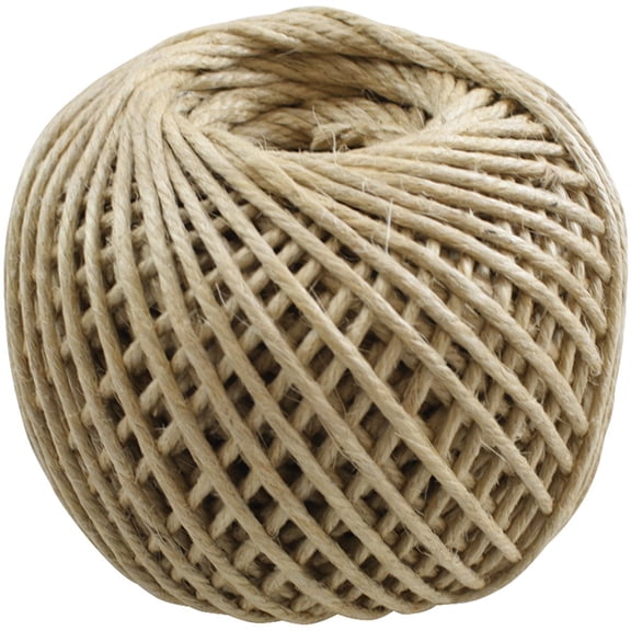 Natural Jute Twine 4 Ply Ball Shape 100 Yards-,