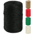 thumbnail image 1 of Natural Jute Twine 600 Feet Long Colored Twine Rope for Crafts Gift Wrapping Packing Gardening and Wedding Decor (Black), 1 of 11