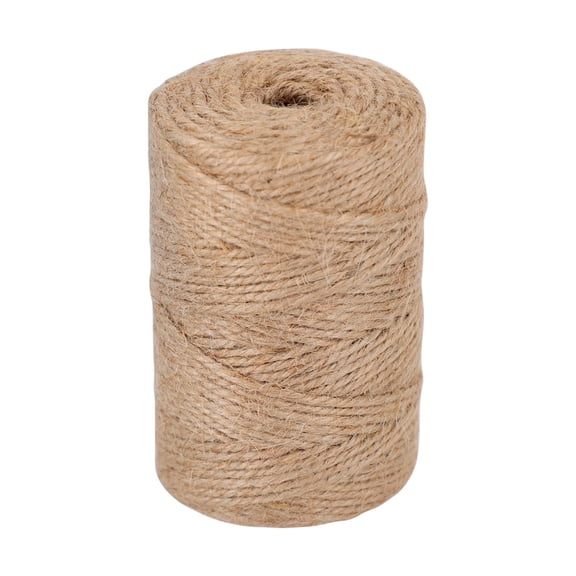 Natural Jute Twine 800ft 2mm - Eco Friendly Garden String For Tomato Climbing Plants Tying Floral Crafts Gift Wrap