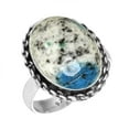 thumbnail image 1 of Natural K2 Jasper Ring 925 Sterling Silver Handmade Jewelry, 1 of 6