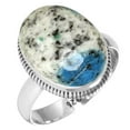thumbnail image 1 of Natural K2 Jasper Ring 925 Sterling Silver Handmade Jewelry, 1 of 6