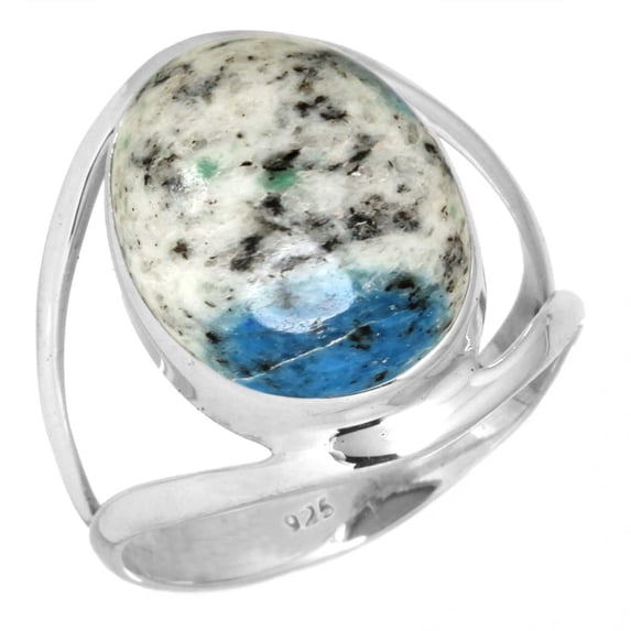 Natural K2 Jasper Ring 925 Sterling Silver Handmade Jewelry