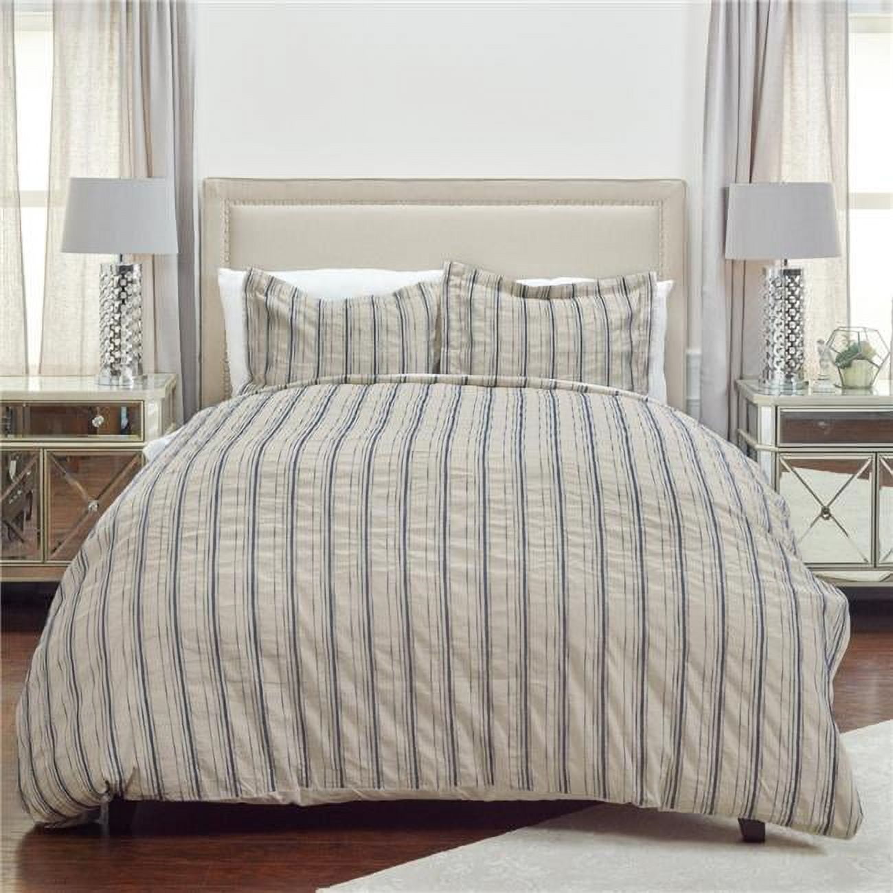 Natural King Size Linen 300 Thread Count Dry Clean Only Duvet Cover ...