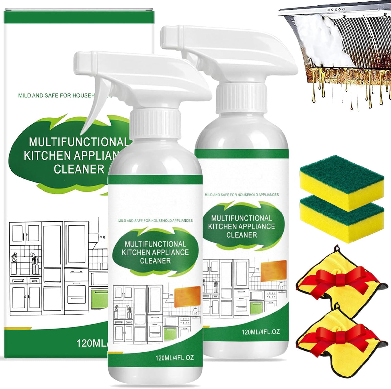 Natural Kitchen Cleaner Spray - 2026 New Multi-Purpose Kitchen ...