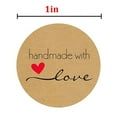 thumbnail image 2 of  : 1000PCS Homemade With Love Stickers,1 Inch Small Round... 2 of 10